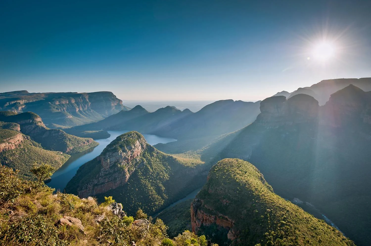 The Three Rondavels above the Blyde River Canyon