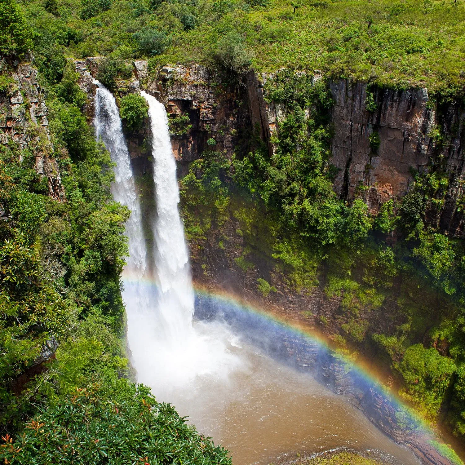 A waterfall along the Panorama Route